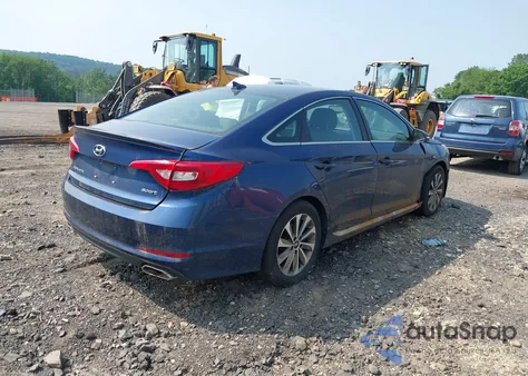 2015 Hyundai Sonata Sport из США, поврежденный, VIN 5NPE34AF7FH031913